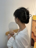 卡瑪倫（KAMALUN）麥穗發(fā)夾飾女2025款高級(jí)感發(fā)卡盤發(fā)抓夾鯊魚(yú)夾520送女朋友禮物 麥穗抓夾【不刻字】 曬單實(shí)拍圖