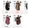 雪中飛羽絨服冬季中老年女士寬松連帽大毛領(lǐng)御寒保暖純色簡(jiǎn)約防寒服外套 曬單實(shí)拍圖