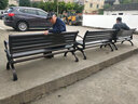 天裕成家具（TYC FURNITURE）戶外鑄鋁公園椅室外庭院休閑長條凳椅子露天小區(qū)花園外擺景區(qū)座椅 【四種色可選】古銅色 三樣可選 曬單實(shí)拍圖