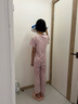 蕉內(nèi)500E兒童睡衣男女童吸汗速干寶寶大童輕薄透氣短袖家居服套裝春夏 【短袖長(zhǎng)褲】氮-柔粉 150 曬單實(shí)拍圖