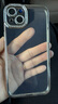虎克船長(zhǎng) 適用蘋果15手機(jī)殼全包鏡頭膜iphone15promax保護(hù)套透明軟殼超薄防摔高級(jí)感女款輕奢水鉆高級(jí)感 蘋果15Plus【銀色-帶鏡頭膜】配鋼化膜 曬單實(shí)拍圖
