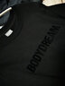 BODYDREAM索羅娜涼感短袖男夏季重磅破洞情侶裝t恤五分袖休閑上衣 黑色 （破洞版） 3XL 曬單實拍圖