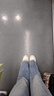 月半晴（YUEBANQING）秋季溫柔系穿搭女一整套2025新款韓版襯衫針織馬甲牛仔褲三件套裝 【三件】馬甲+襯衫+牛仔褲 L 建議95-110斤 曬單實(shí)拍圖