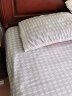 双鹤亚麻凉席三件套宿舍单人双人空调软席床单床席 麻色四菱格（棉麻） 1.8米床适用(实发2.1x2.2m) 实拍图