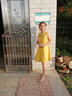 乖妮貓 女童連衣裙夏裝2025新款洋氣兒童裝公主裙中大童小女孩純棉裙子 綠色 130 碼 曬單實(shí)拍圖