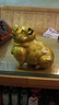 玄眾閣金豬吉祥物補(bǔ)角豬形飾品銅豬擺件西北缺角化解金屬生肖豬 百福豬高18Cm 曬單實(shí)拍圖