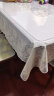 布蓝格 日本进口餐桌布防水防油桌布PVC免洗蕾丝茶几布桌布长方形台布 维纳斯-粉色花 130*180cm 实拍图