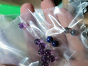 金匠利diy水晶配件5A級烏拉圭深紫水晶散珠子紫晶散珠圓珠半成品天然 4mm/顆 曬單實(shí)拍圖