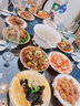 傳世瓷 景德鎮(zhèn)碗碟套裝家用歐式骨瓷創(chuàng)意餐具碗筷陶瓷吃飯北歐盤組合 58頭盛世繁華餐具(10人用，禮盒包裝) 58件 曬單實(shí)拍圖
