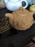 指間陶藝 名家宜興紫砂壺 純手工泡茶壺原礦供春壺龔春壺茶具套裝 陳春強(qiáng) 樹樁供春壺黃金段泥 300ml 曬單實拍圖