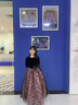 衣諾坊女童禮服長(cháng)裙兒童公主裙花童女孩演出服 玫瑰花長(cháng)裙 150cm 曬單實(shí)拍圖