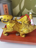 歐柏歷（OUBAILI） 銅貔貅擺件一對全銅貔恘辦公室客廳玄關(guān)聚財裝飾喬遷開業(yè)禮品 【七星貔貅-黃銅】小號公 曬單實拍圖