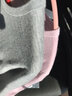 恒源祥羊毛羊絨內衣男女套裝薄款秋衣秋褲情侶款羊毛內衣保暖修身 粉紫015910 M (160) 曬單實(shí)拍圖