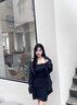Wolford 沃爾福特氣質(zhì)抹胸收腰包臀貼身連衣小黑魔術(shù)裙子女50706 7005 黑色 S 曬單實(shí)拍圖