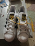阿迪達(dá)斯 （adidas）男女鞋三葉草板鞋戶外運(yùn)動鞋子情侶金標(biāo)小白鞋學(xué)生時(shí)尚百搭休閑鞋 金標(biāo)情侶款貝殼鞋/春季上新 37 曬單實(shí)拍圖
