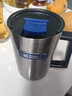 膳魔師（THERMOS） 保溫杯保溫瓶不銹鋼帶把手可車載真空熱水瓶桌面泡茶杯SK-1000 TSK2-600S 不銹鋼色 500ml 曬單實(shí)拍圖