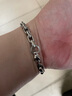 愛(ài)朵鉆 PT950鉑金手鏈男士精品白金豹頭手鏈簡(jiǎn)約大氣手飾禮物送老公 （定制）20-22g長(cháng)17-23cm粗6mm豹頭扣 曬單實(shí)拍圖