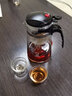 禾艾蘇（heisou）飄逸杯玻璃茶壺耐高溫茶水分離泡茶器功夫茶具套裝按壓式泡茶壺 750ml茶壺+4個(gè)小杯子 曬單實(shí)拍圖
