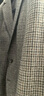 浪登西服男中年羊毛秋季商務(wù)單西男士休閑格子上裝外套 YG015（棕色） 48 B 曬單實(shí)拍圖