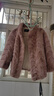 珂萊蒂爾優(yōu)雅水貂毛皮草短款時(shí)尚通勤裘皮外套女秋冬 淡紅 M 曬單實(shí)拍圖