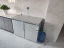 尊贵（ZUNGUI）BCD-219W 219升卧式冰箱家用变频风冷无霜冰柜小型柜式双门橱柜嵌入式厨房矮电冰箱 金钢银 实拍图
