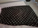 歐貝汐新款圓點(diǎn)印花一步裙波點(diǎn)下開(kāi)叉包臀高腰顯瘦直筒半身裙女 黑色 S 曬單實(shí)拍圖