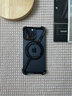 派凡【旋轉支架殼】適用蘋(píng)果iphone15promax手機殼鋁合金屬無(wú)邊框鏤空散熱磁吸超薄四角防摔套潮流男女 黑色【鏤空散熱/氣囊防摔/磁吸充電/一鍵拆裝】 iPhone 15 Pro 曬單實(shí)拍圖