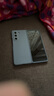 三星（SAMSUNG）Galaxy Z Fold5 原裝手機(jī)殼 環(huán)保生態(tài)皮保護(hù)殼 皮質(zhì)手機(jī)套 藍(lán)色 曬單實(shí)拍圖