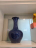 焕迪松 景德镇陶瓷器 创意窑变艺术蓝色星空花瓶 赏瓶 现代时尚家居摆设 赏瓶带底座 实拍图