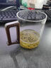 日本進口品質(zhì)玻璃杯綠茶杯日式泡茶杯帶把手喝茶杯耐高溫辦公室喝 (煙灰)木方杯 400ml 200mL(含)-400mL(含) 曬單實拍圖