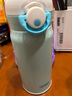 膳魔師（THERMOS）保溫杯316L不銹鋼便攜成人學(xué)生兒童保冷直飲水杯子禮物TCMT 藍(lán)色 曬單實拍圖