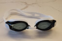 李宁（LI-NING）泳镜女士高清防雾防水眼镜男士近视泳镜 508/215黑白150度 实拍图