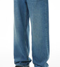 ABLE JEANS【寬松直筒褲】男裝水洗寬松版型舒適休閑通勤經(jīng)典牛仔褲男褲子 水洗黃泥藍(lán) 32 /32 曬單實(shí)拍圖