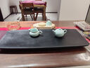 巖棠天然烏金石茶盤(pán)高端大氣上檔家用現代簡(jiǎn)約整塊石頭石制辦公室茶臺 70*30*3cm 曬單實(shí)拍圖