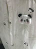 婧麒（JOYNCLEON）嬰兒保暖連體衣秋冬款夾棉初生寶寶衣服0-12月冬季印花哈衣服 竹子熊貓 73cm 曬單實(shí)拍圖