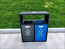 迪恩斯【DEANS】不銹鋼戶(hù)外垃圾桶商用大號室外四分類(lèi)垃圾箱物業(yè)小區公園景區酒店市政環(huán)衛兩分類(lèi)果皮箱 黑色烤漆 兩分類(lèi)（780*360*900mm） 曬單實(shí)拍圖
