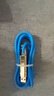 四合一快充數據線(xiàn)type-c手機充電線(xiàn)適用蘋(píng)果15華為小米PD快充鋅合金加粗指示燈二拖二6A大電流 藍色-1米 曬單實(shí)拍圖