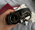 菲拉格慕（Ferragamo）男士黑色雙面可調式Gancini皮帶 0689134_C  _ 95 新年禮物送男友 曬單實(shí)拍圖
