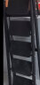 星奇堡 家用梯子工程梯折叠多功能人字梯伸缩室内加厚两用梯子 加厚四步梯-黑色 实拍图