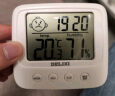 德力西（DELIXI）家用室内温度计带笑脸婴儿房闹钟计时电子数显温湿度计温度表 晒单实拍图