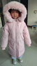 G.DUCKKIDS中長(zhǎng)款免洗兒童羽絨服女童中大童韓版洋氣2024新款加厚冬季外套潮 粉色 粉毛領(lǐng) 120 建議6-7歲 曬單實(shí)拍圖