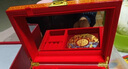 九彩（jiucai）平遙推光漆器首飾盒高檔工藝品山西特產(chǎn)七夕情人節(jié)禮物送女友 高檔款 紅底龍鳳 曬單實拍圖