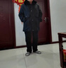 皮爾卡丹中年加厚冬季羽絨服男活里活面中老年人爸爸裝加肥加大碼保暖外套針織 黑色【狐貍毛領(lǐng)】 185/3XL 曬單實(shí)拍圖