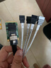 LINKREAL MiniPCIe轉(zhuǎn)內(nèi)置4口6Gbps SATA3擴(kuò)展卡直通卡 不支持SAS LRST8615-4I+線 曬單實(shí)拍圖