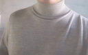 雅戈爾（YOUNGOR）羊毛衫男高領(lǐng)含綿羊毛混紡羊毛衫柔軟舒適保暖 VYHW639995DGA灰色 XL (110) 曬單實(shí)拍圖