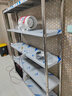 時(shí)光舊巷 廚房置物架落地多層不銹鋼貨架家用儲物架微波爐烤箱收納架子 【5層加粗加厚】長(cháng)150寬35高180 曬單實(shí)拍圖
