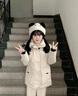 棉致高級(jí)感保暖加厚連帽工裝棉服女冬季新款派克服羽棉襖絨服棉衣外套 MS6805米白色【高品質(zhì)85】 L 105-130斤 曬單實(shí)拍圖