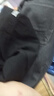 塵行者（CHENXINGZHE）干活穿的褲子男耐磨建筑工地工作服寬松大碼收腳工裝牛仔褲勞保褲 淺灰+黑色【兩件裝】 2XL 135-150斤 曬單實拍圖