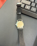 天梭（TISSOT）【七夕節(jié)禮物】卡森臻我系列石英女表簡約優(yōu)雅瑞士手表 送女友 銀盤黑色皮帶T122.210.16.033.00 曬單實拍圖