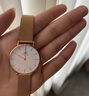 丹尼爾惠靈頓（DanielWellington）DW手表女 流金女士手表簡(jiǎn)奢石英歐美腕表 新年禮物送女友 手表手鐲S套裝-DW163/DW4003 曬單實(shí)拍圖